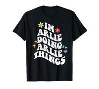 Retro Groovy Im Arlie Doing Arlie Things Funny Mother's Day T-Shirt