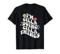 Retro Groovy Im Cilla Doing Cilla Things Funny Mother's Day Value Graphic T-Shirt