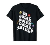 Retro Groovy Im Codie Doing Codie Things Funny Mother's Day Value Graphic T-Shirt