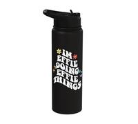 Retro Groovy Im Effie Doing Effie Things Funny Mother's Day Stainless Steel Insulated Water Bottle