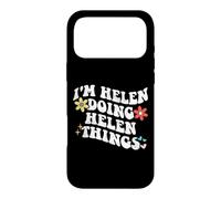 Retro Groovy Im HELEN Doing HELEN Things Funny Mother's Day Case for iPhone 17 Pro Max