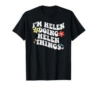 Retro Groovy Im Helen Doing Helen Things Funny Mother's Day Value Graphic T-Shirt