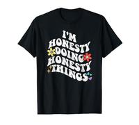 Retro Groovy Im Honesty Doing Honesty Things Funny Mother's Value Graphic T-Shirt