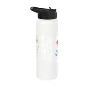 Retro Groovy Im Ima Doing Ima Things Funny Mother's Day Stainless Steel Insulated Water Bottle