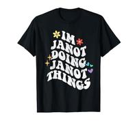 Retro Groovy Im Janot Doing Janot Things Funny Mother's Day Value Graphic T-Shirt