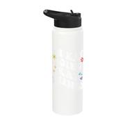 Retro Groovy Im Kat Doing Kat Things Funny Mother's Day Stainless Steel Insulated Water Bottle