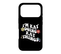 Retro Groovy Im KAY Doing KAY Things Funny Mother's Day Case for iPhone 17 Pro