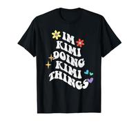 Retro Groovy Im Kimi Doing Kimi Things Funny Mother's Day Value Graphic T-Shirt
