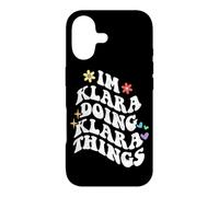 Retro Groovy Im Klara Doing Klara Things Funny Mother's Day Case for iPhone 17