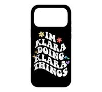 Retro Groovy Im Klara Doing Klara Things Funny Mother's Day Case for iPhone 17 Pro Max