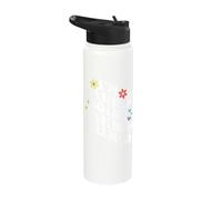 Retro Groovy Im Lannie Doing Lannie Things Funny Mother's Stainless Steel Insulated Water Bottle