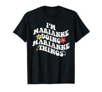 Retro Groovy Im Marianne Doing Marianne Things Funny Value Graphic T-Shirt