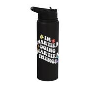 Retro Groovy Im Martika Doing Martika Things Funny Mother's Stainless Steel Insulated Water Bottle