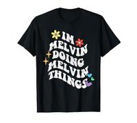 Retro Groovy Im Melvin Doing Melvin Things Funny Mother's Value Graphic T-Shirt
