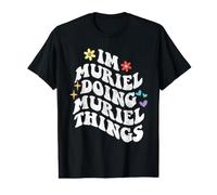 Retro Groovy Im Muriel Doing Muriel Things Funny Mother's Value Graphic T-Shirt