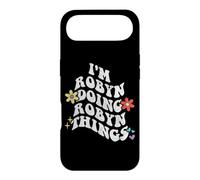 Retro Groovy Im ROBYN Doing ROBYN Things Funny Mother's Day Case for iPhone Air