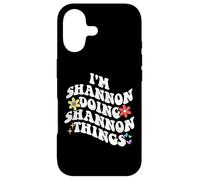 Retro Groovy Im SHANNON Doing SHANNON Things Funny Mother's Case for iPhone 17