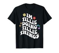 Retro Groovy Im Tillie Doing Tillie Things Funny Mother's T-Shirt