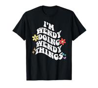 Retro Groovy Im WENDY Doing WENDY Things Funny Mother's Day T-Shirt