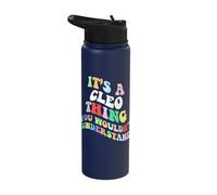 Retro Groovy Its a Cleo Thing You Wouldnt Understand Stainless Steel Insulated Water Bottle