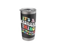 Retro Groovy Its a Hadassah Thing You Wouldnt Understand Stainless Steel Insulated Tumbler