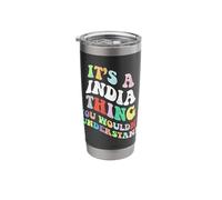 Retro Groovy Its a India Thing You Wouldnt Understand Stainless Steel Insulated Tumbler