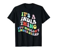 Retro Groovy Its a India Thing You Wouldnt Understand Value Graphic T-Shirt