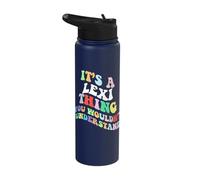 Retro Groovy Its a Lexi Thing You Wouldnt Understand Stainless Steel Insulated Water Bottle