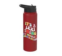 Retro Groovy Its a Lexi Thing You Wouldnt Understand Stainless Steel Insulated Water Bottle