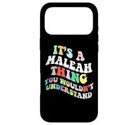 Retro Groovy Its a Maleah Thing You Wouldnt Understand Case for iPhone 17 Pro Max