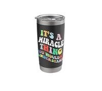 Retro Groovy Its a Miracle Thing You Wouldnt Understand Stainless Steel Insulated Tumbler