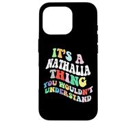 Retro Groovy Its a Nathalia Thing You Wouldnt Understand Case for iPhone 16 Pro