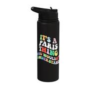Retro Groovy Its a Paris Thing You Wouldnt Understand Stainless Steel Insulated Water Bottle
