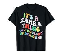 Retro Groovy Its a Zahra Thing You Wouldnt Understand Value Graphic T-Shirt