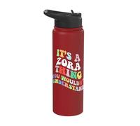 Retro Groovy Its a Zora Thing You Wouldnt Understand Stainless Steel Insulated Water Bottle