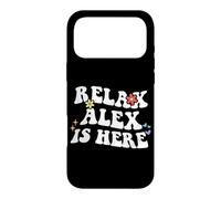 Retro Groovy Relax ALEX Is Here Funny Mother's Day Name Case for iPhone 17 Pro Max