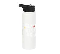 Retro Groovy Relax Briar is Here Funny Mother's Day Name Stainless Steel Insulated Water Bottle