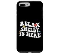 Retro Groovy Relax Shelby Is Here Funny Mother's Day Name Case for iPhone 7 Plus/8 Plus