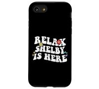 Retro Groovy Relax Shelby Is Here Funny Mother's Day Name Case for iPhone SE (2020) / 7/8