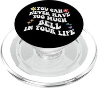 Retro Groovy You Can Never Have Too Much Bell In Your Life PopSockets PopGrip for MagSafe