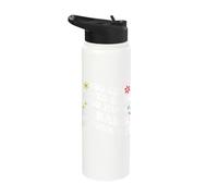 Retro Groovy You Can Never Have Too Much Bernadine in Your Stainless Steel Insulated Water Bottle