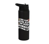 Retro Groovy You Can Never Have Too Much Brunhilde in Your Stainless Steel Insulated Water Bottle
