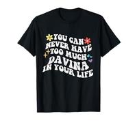 Retro Groovy You Can Never Have Too Much Davina in Your Life T-Shirt