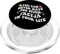 Retro Groovy You Can Never Have Too Much Freyja In Your Life PopSockets PopGrip for MagSafe