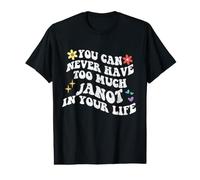 Retro Groovy You Can Never Have Too Much Janot in Your Life Value Graphic T-Shirt