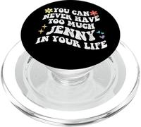 Retro Groovy You Can Never Have Too Much JENNY In Your Life PopSockets PopGrip for MagSafe