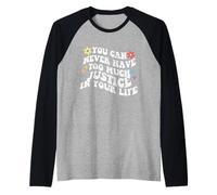 Retro Groovy You Can Never Have Too Much Justice In Your Raglan Baseball Tee