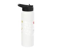 Retro Groovy You can Never Have Too Much Kate in Your Life Stainless Steel Insulated Water Bottle