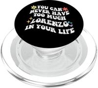 Retro Groovy You Can Never Have Too Much LORENZO In Your PopSockets PopGrip for MagSafe