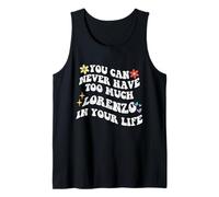 Retro Groovy You Can Never Have Too Much LORENZO In Your Tank Top